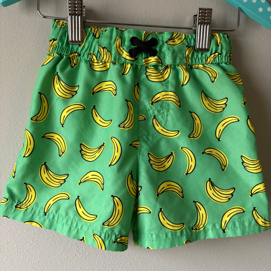 Green Banana Swim Trunks, 2T (Pre-Loved)