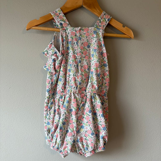 Baby Summer Romper, 12M | Floral (Pre-Loved)