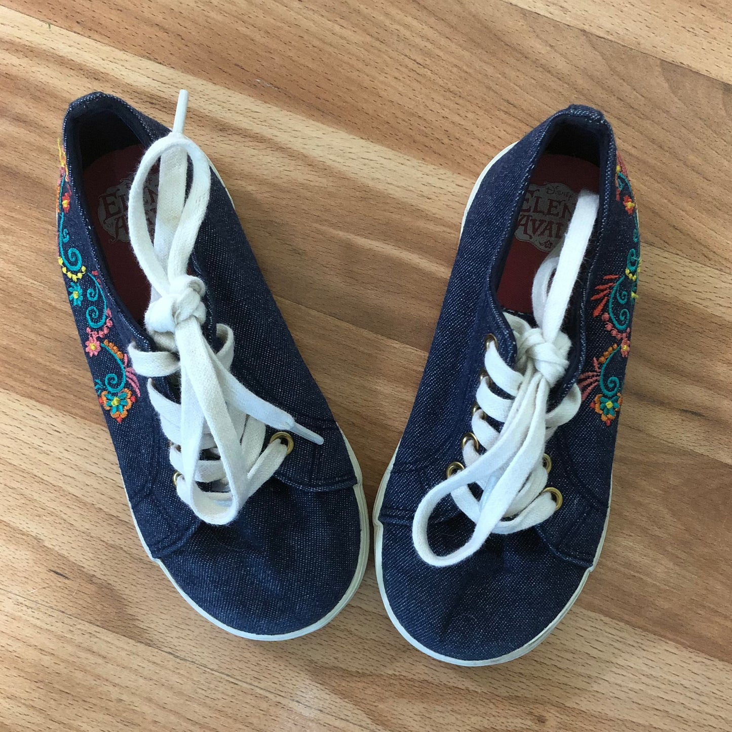 Disney Elena Avalor Lace Up Sneakers (Gently Used)