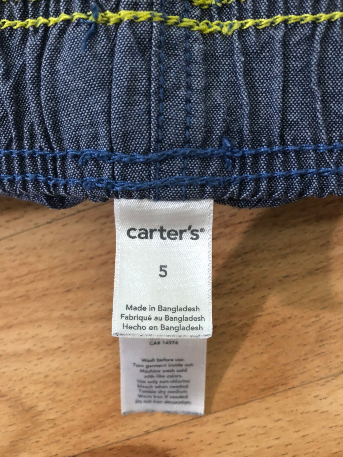 Carter’s Blue Shorts 5 (Gently Used)