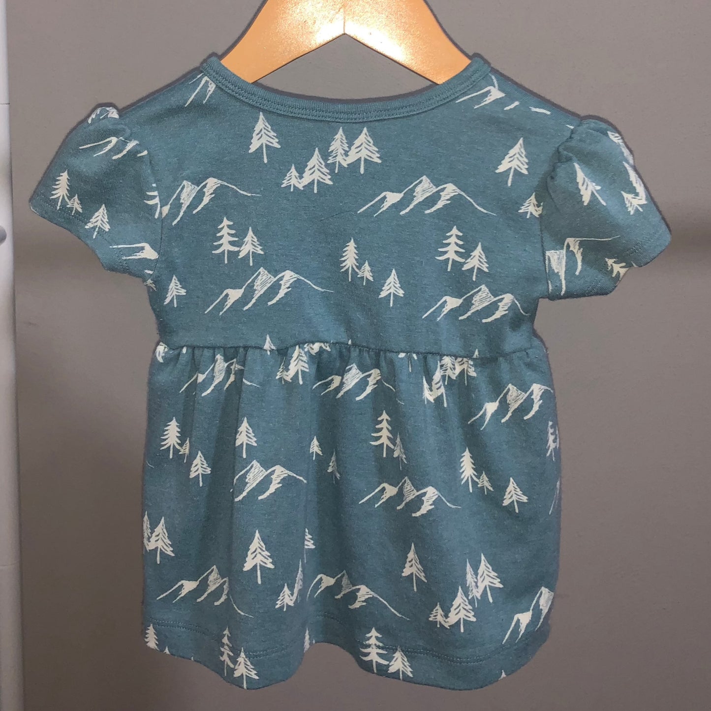 Little Road Co. Aqua Dress 6-12M (Pre-Loved)