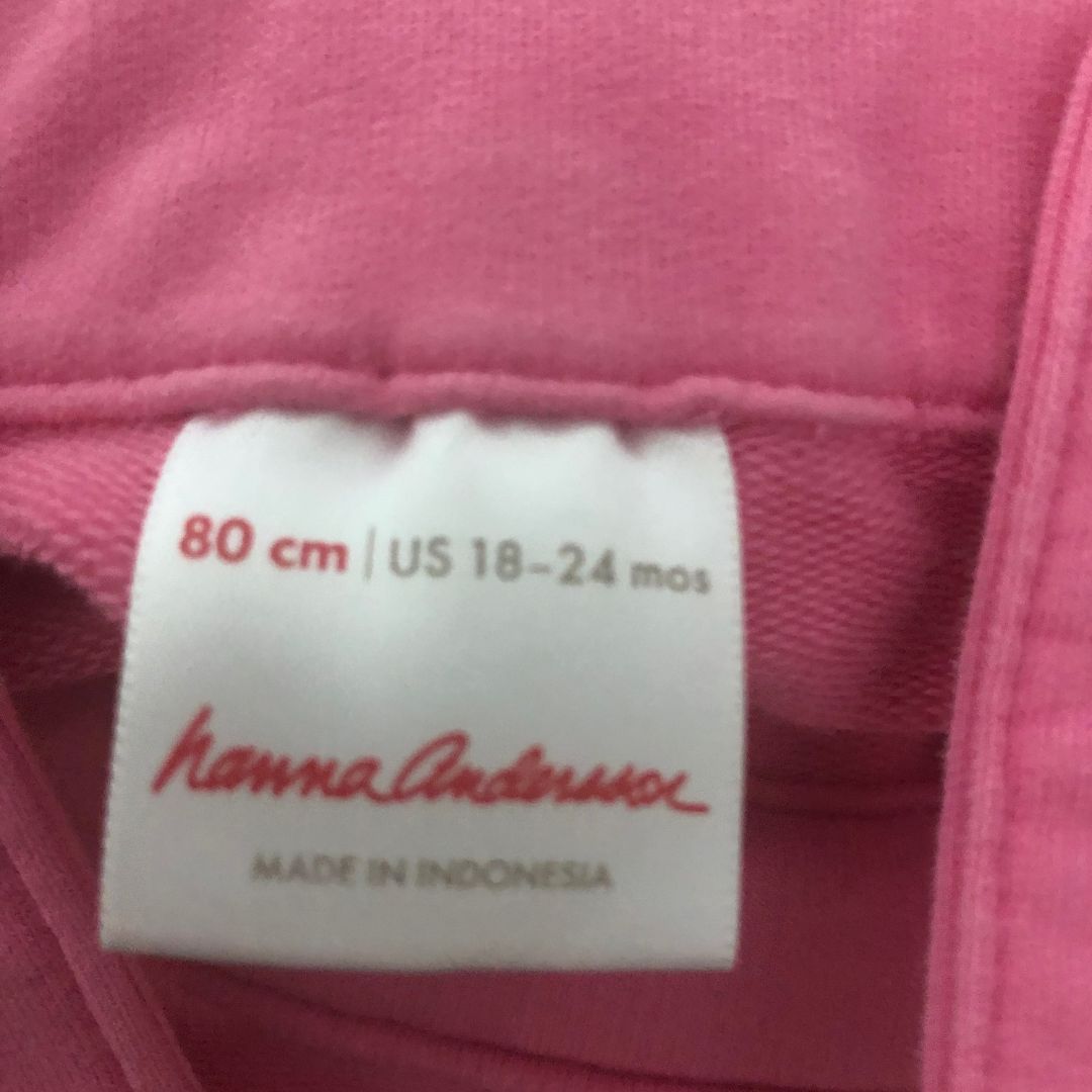 Hanna Andersson Pink Overalls 18-24M (Pre-Loved)