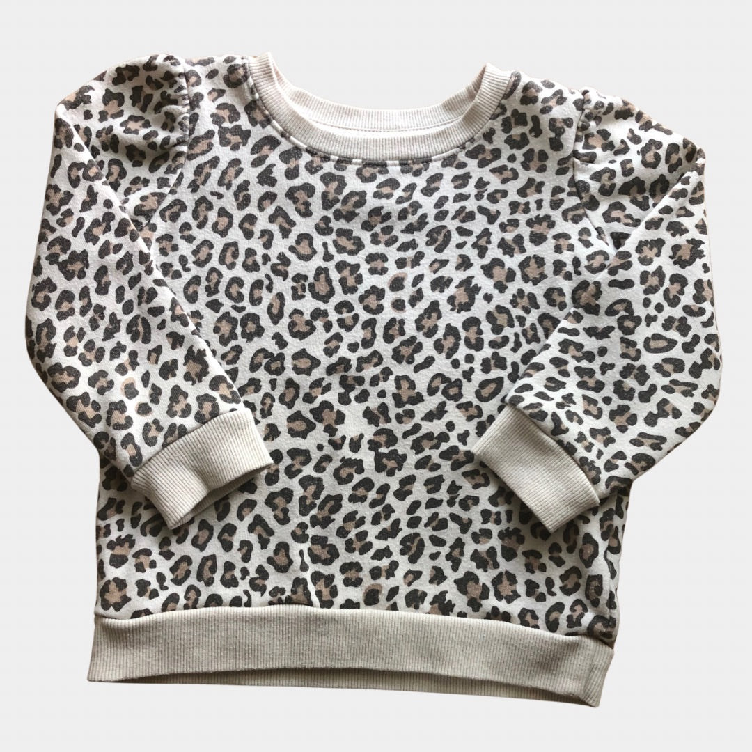 Grayson Mini Leopard Print Sweatshirt, 3T (Pre-Loved)