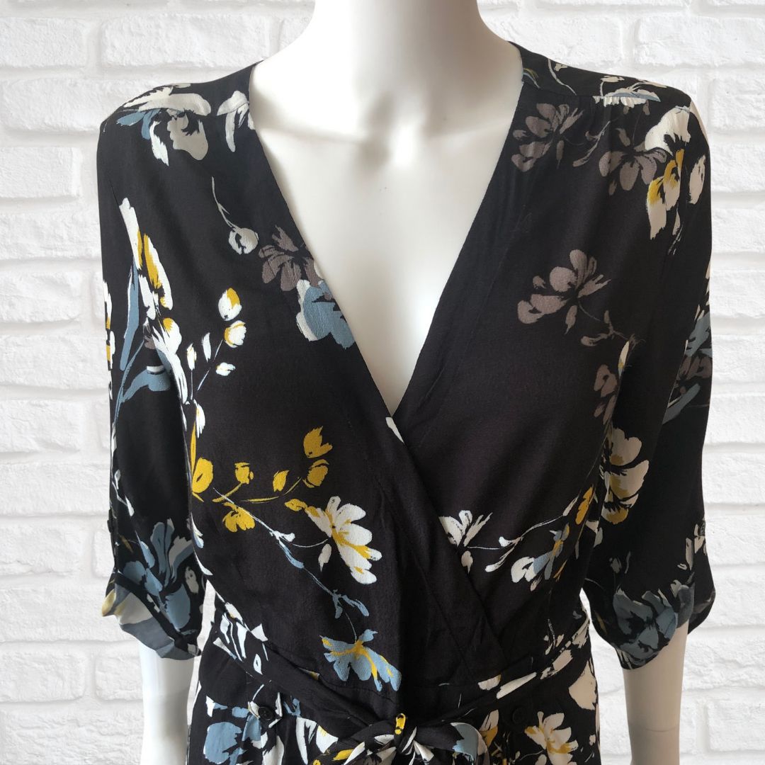 Yumi Kim Liz Romper in Love Triangle Black Size M (Pre-Loved)