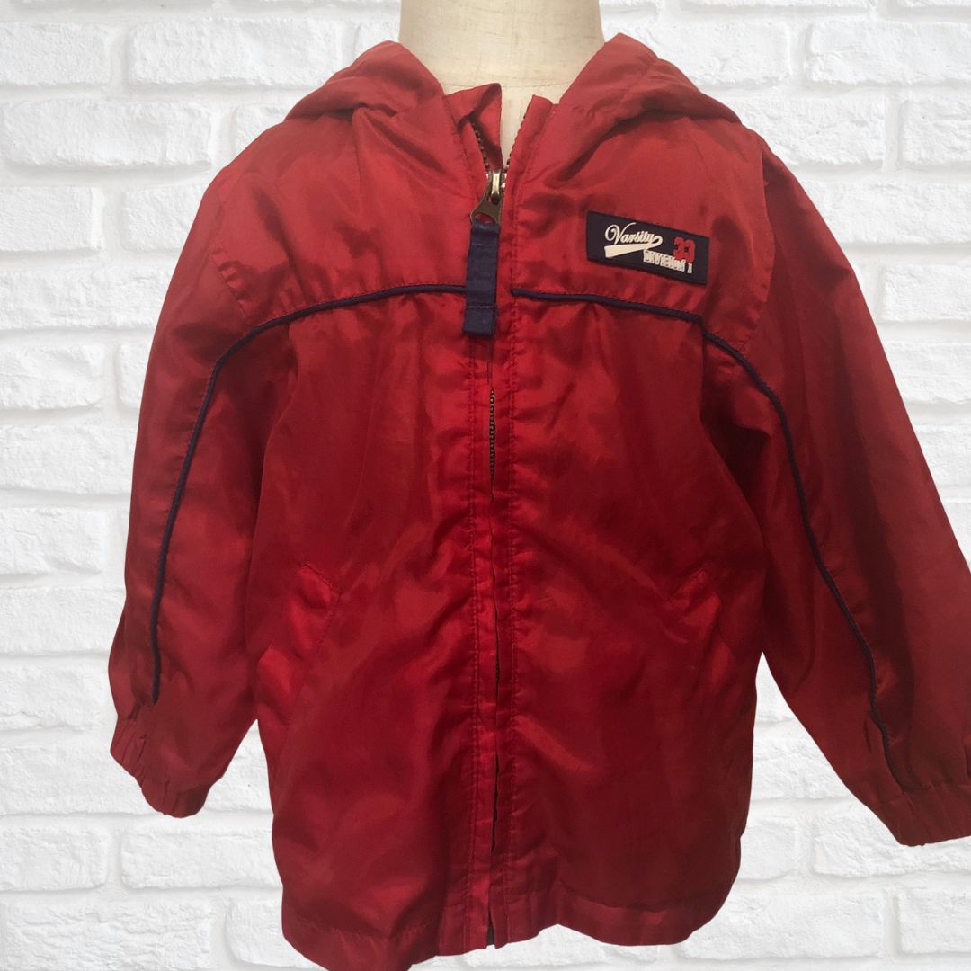 Red Fall Windbreaker Jacket 2T (Pre-Loved)