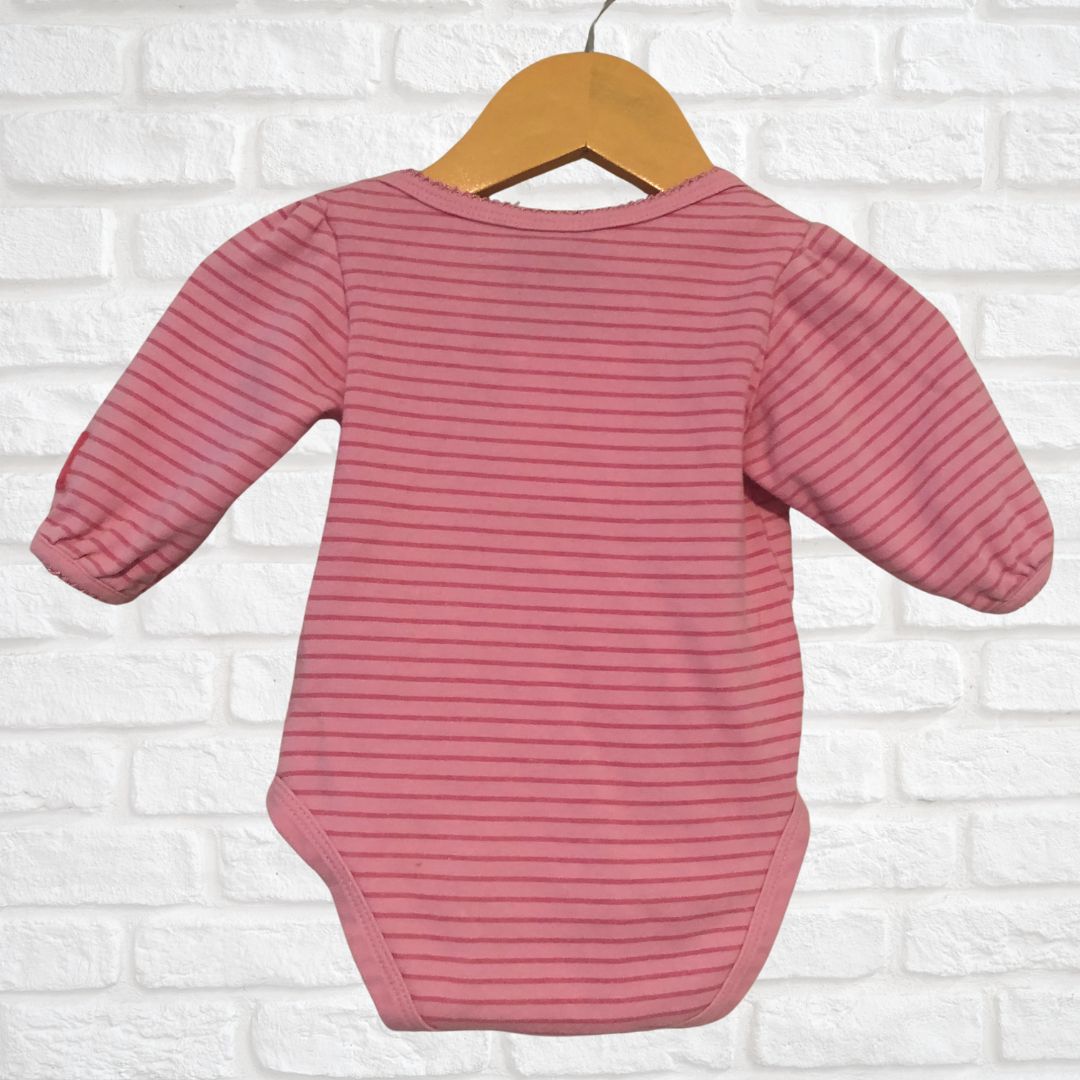 Packers Long Sleeve Bodysuit, 3-6M | Pink (Pre-Loved)