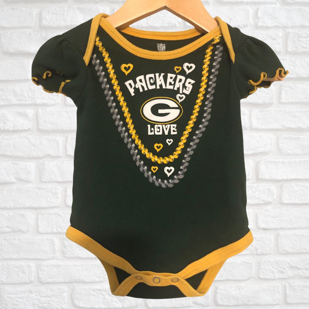 NFL Team Apparel Green Bay Packers Bodysuit 6-9M (Pre-Loved)