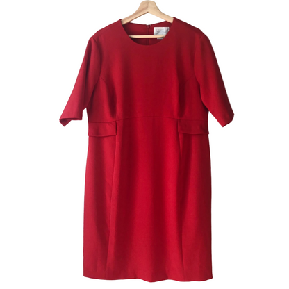 Luxe by Seraphine Red Maternity Dress, Size US 14 (Pre-Loved)