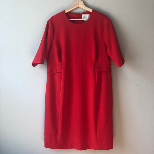 Luxe by Seraphine Red Maternity Dress, Size US 14 (Pre-Loved)