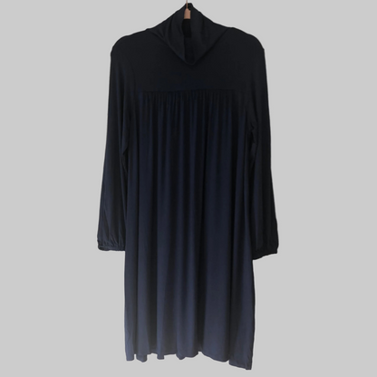 The Nines by Hatch Blue Turtleneck Maternity Dress, Medium (NWT)