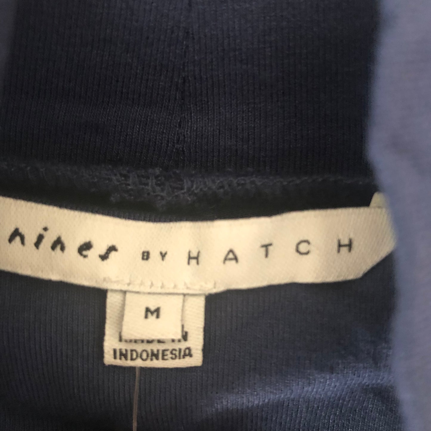 The Nines by Hatch Blue Turtleneck Maternity Dress, Medium (NWT)