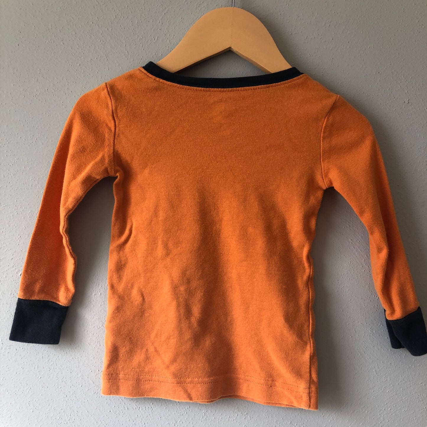 Old Navy Long Sleeve Orange Pumpkin Shirt, 2T (Pre-Loved)