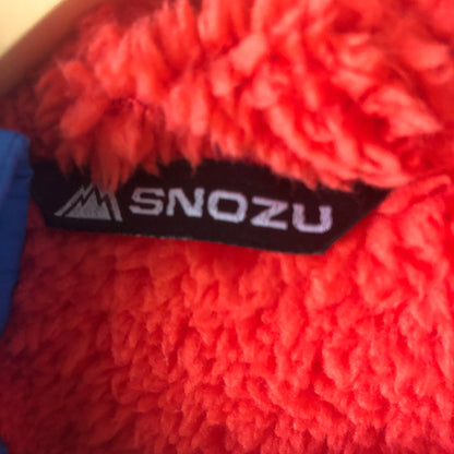 Snozu Blue & Orange Toddler Snowsuit, 24M