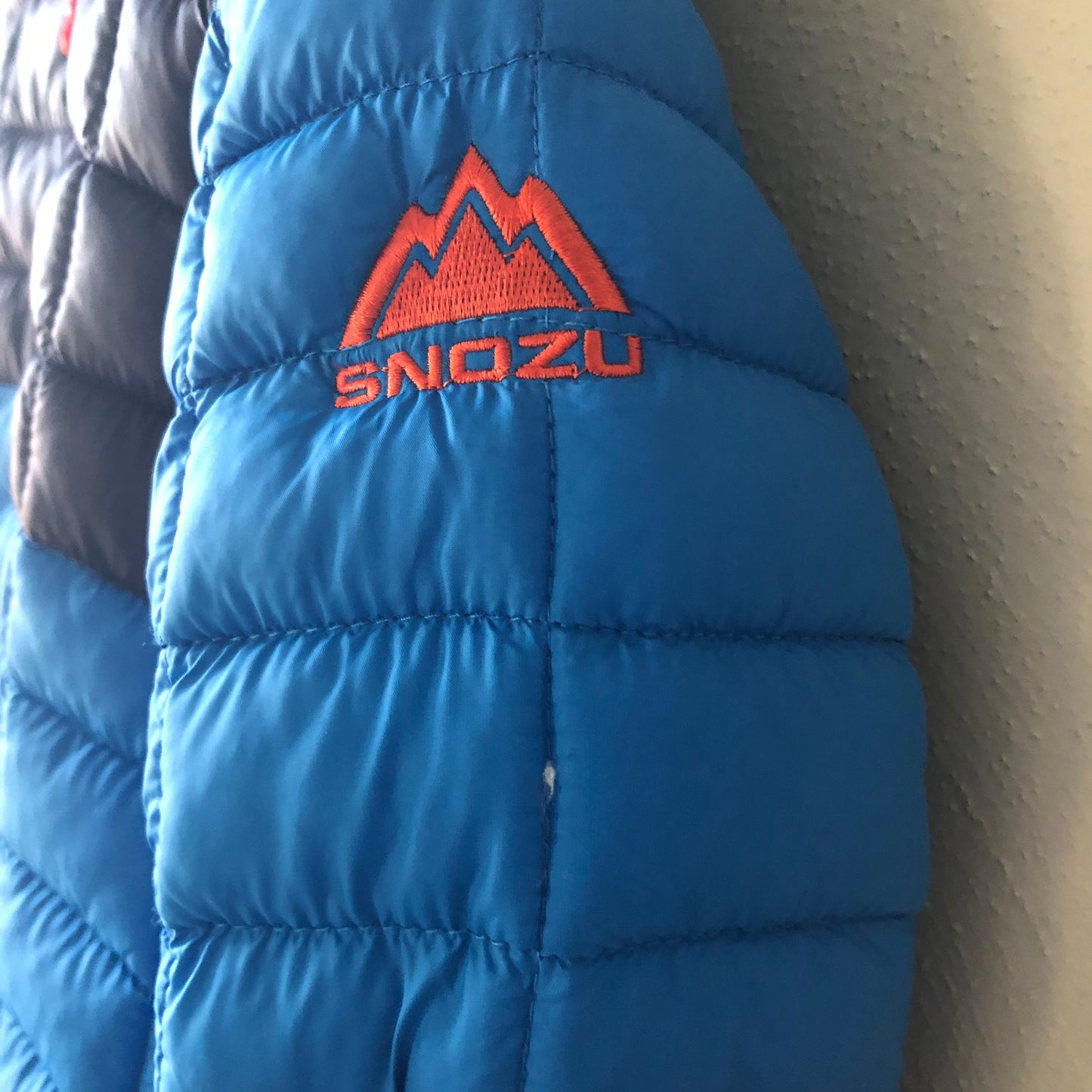 Snozu Blue & Orange Toddler Snowsuit, 24M