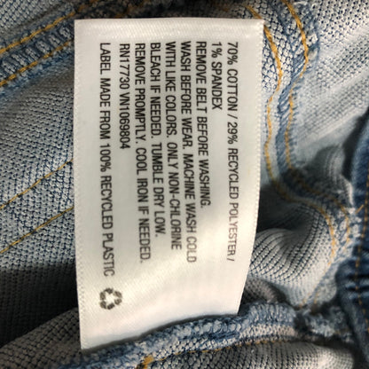 Cat & Jack Suspender Jeans, 12M ((Pre-Loved)