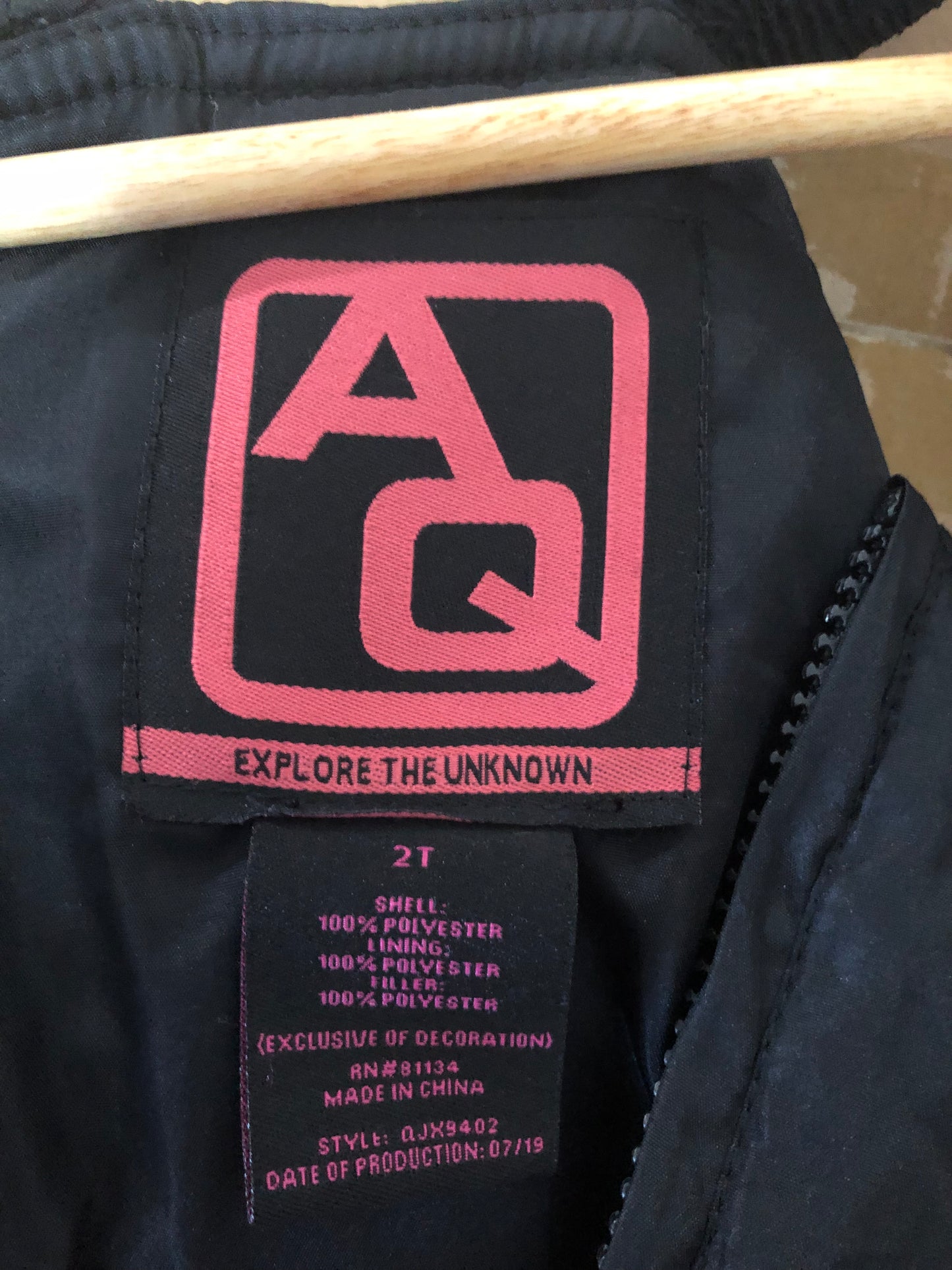 AQ Black Snow Pants, 2T (Pre-Loved)