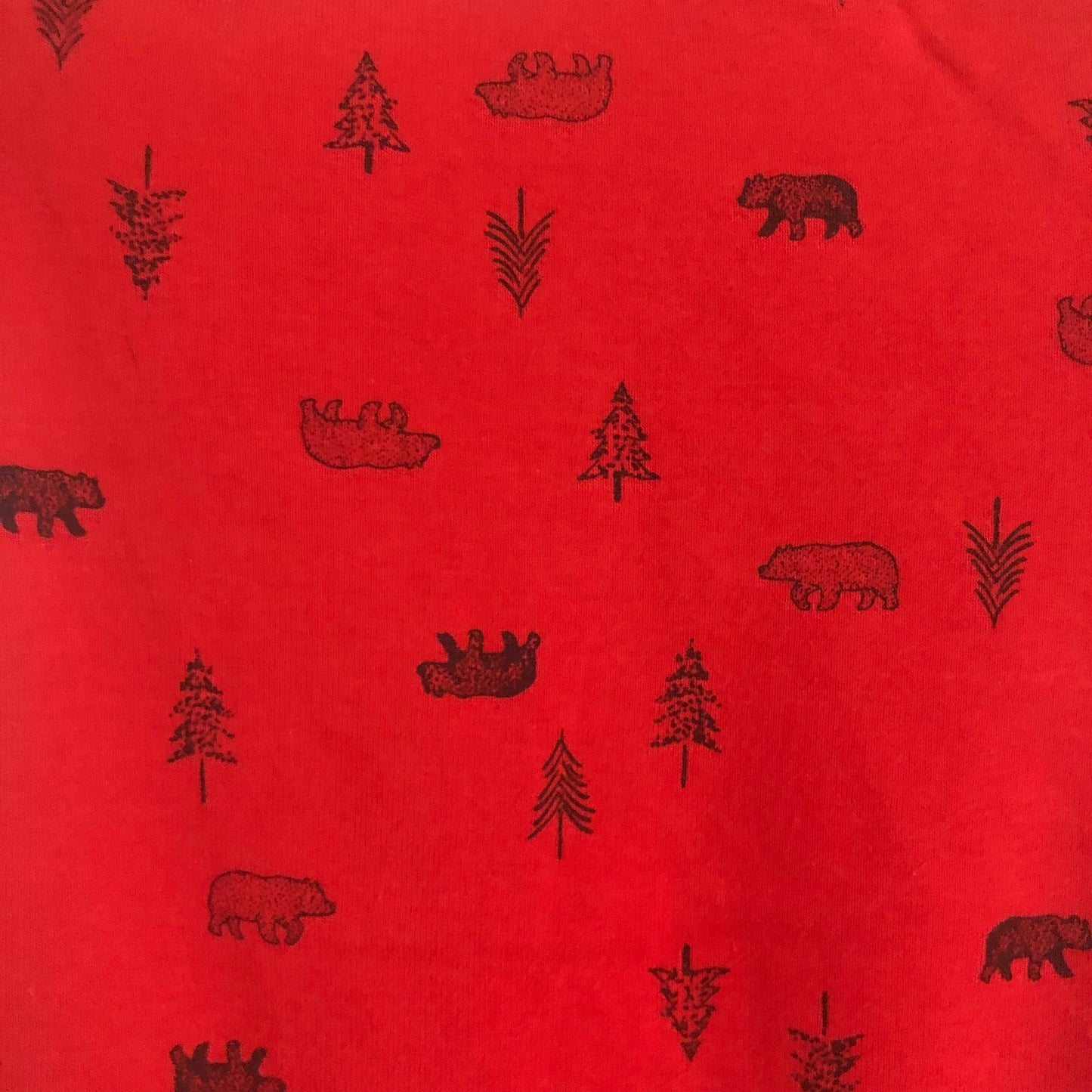 Carter’s Red Tree & Bear Bodysuit, 24M (Pre-Loved)