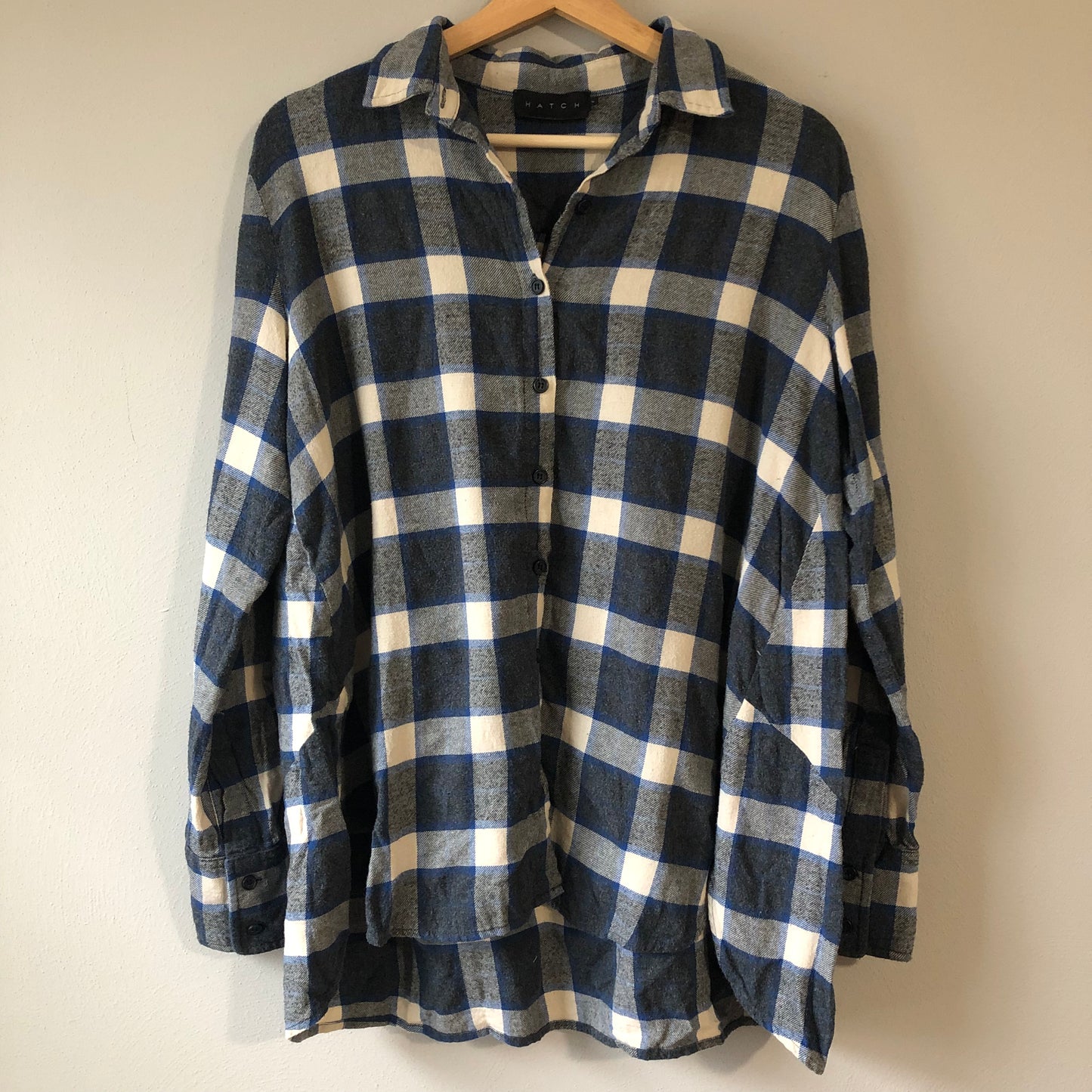 Hatch Maternity Flannel Button Down Shirt, Size 1 (Pre-Loved)