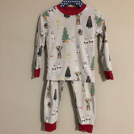 Pottery Barn Kids Star Wars Christmas Pajamas, 4T (Pre-Loved)