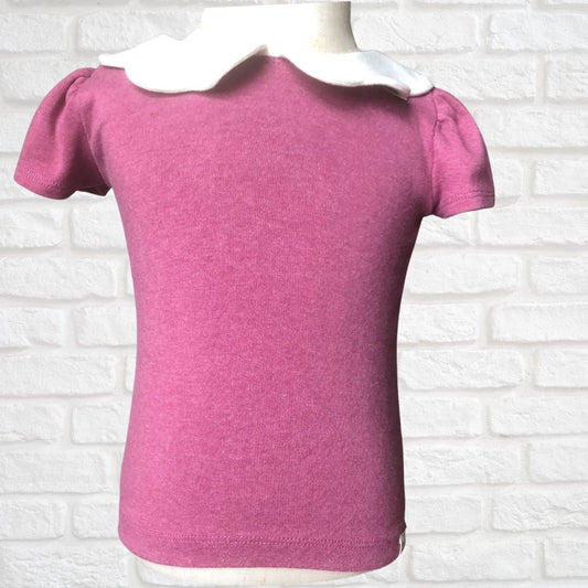 Little Road Co. Mauve Collared Top 12-18M (Gently Used)