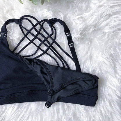 Océane 4 - Medium Support Nursing & Hands Free Pumping Sports Bra | Noir