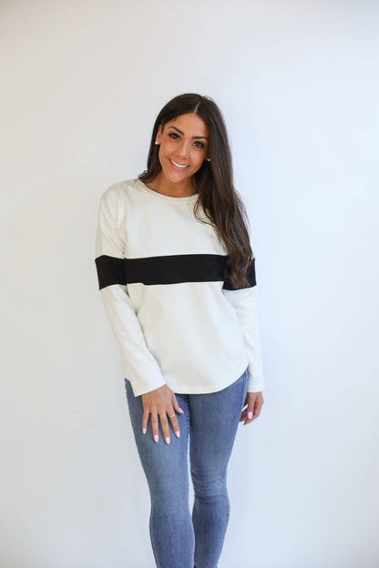 Dual Zip BFF Breastfeeding Long Sleeve | Lightweight Sweatshirt