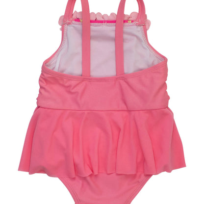 Royal Pink Princess Dress-Up Skirted One-Piece Swimsuit