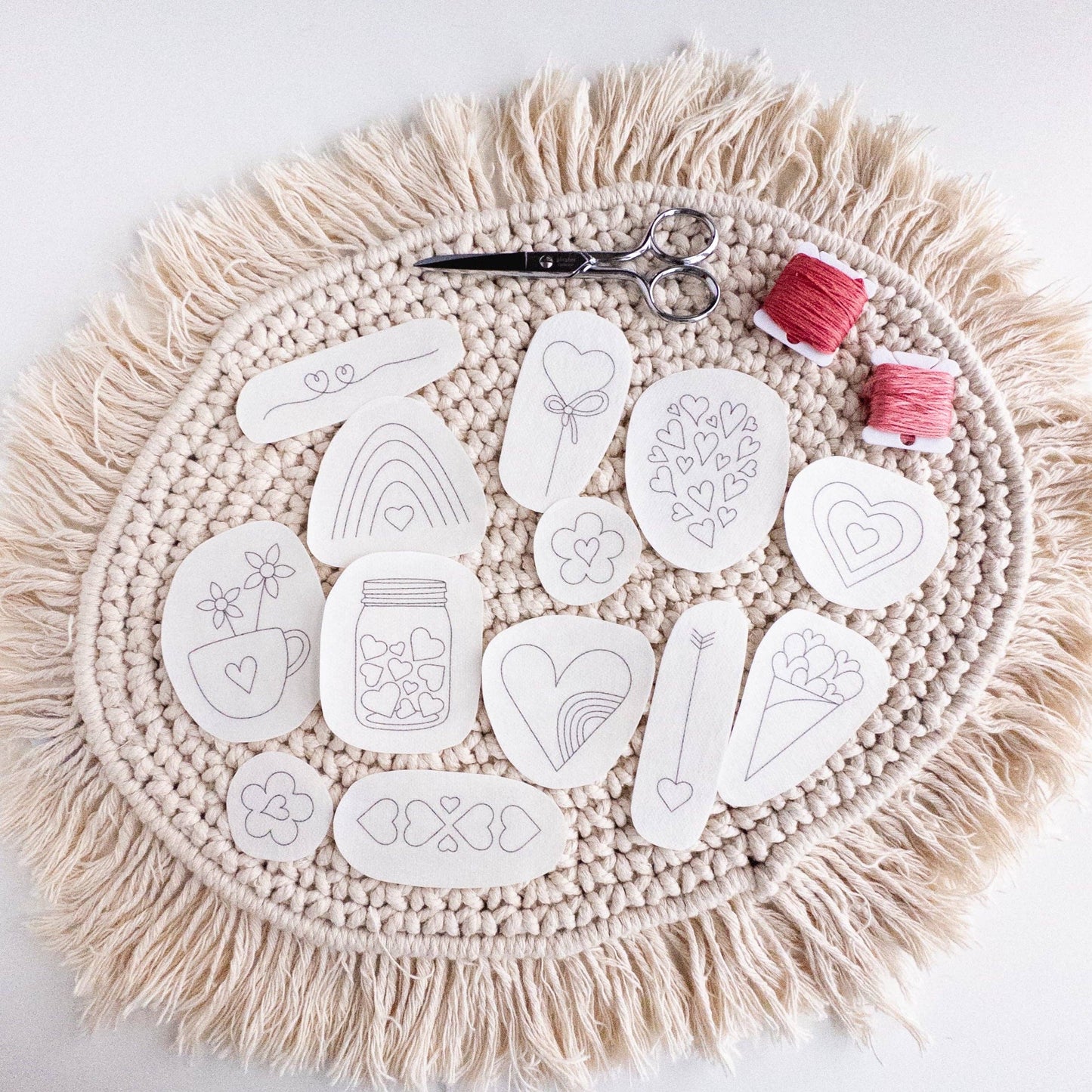 Stick & Stitch Embroidery Patterns |Hearts