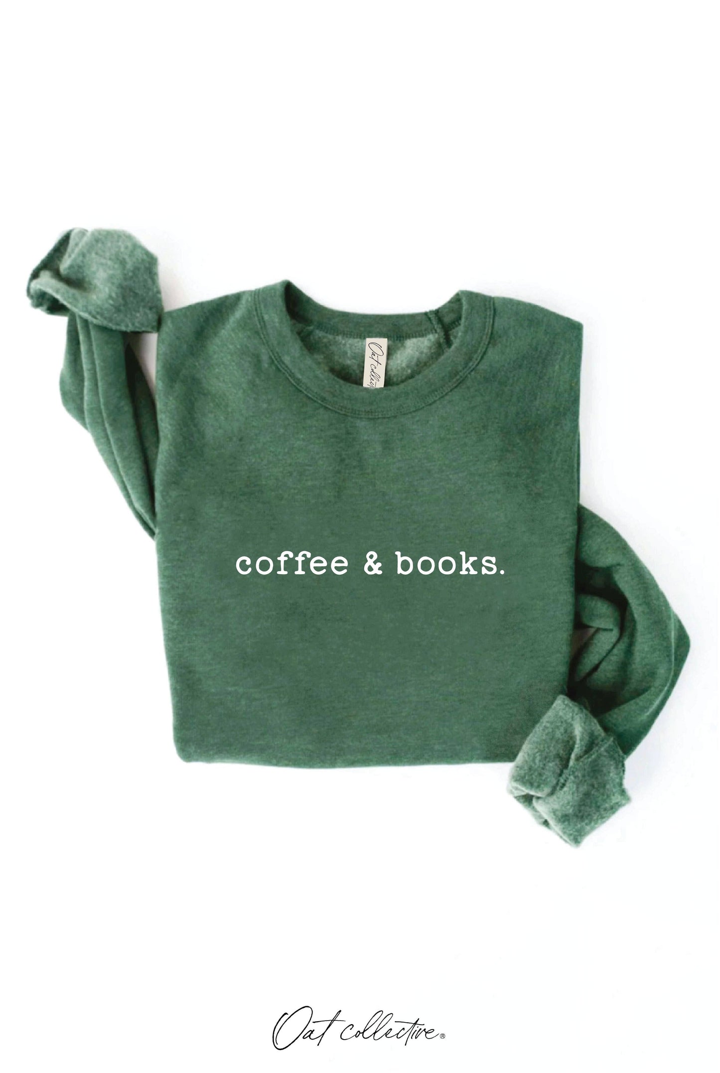 Coffee & Books Crewneck Sweatshirt