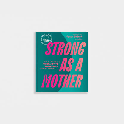 Book cover of 'Strong as a Mother' on a white background