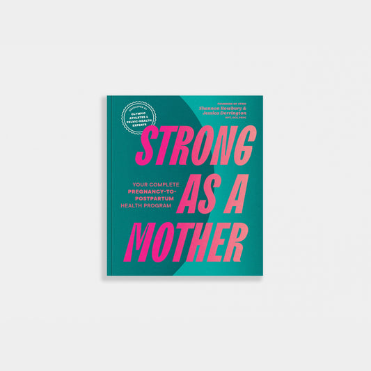 Book cover of 'Strong as a Mother' on a white background