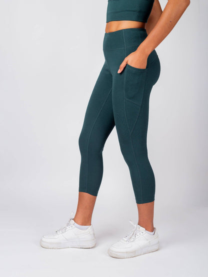 PlantTec™ Crop/Petite Leggings | Monstera or Black