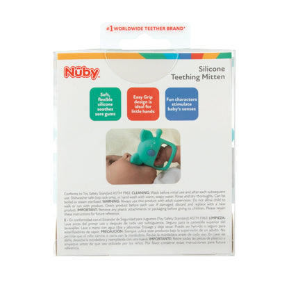Silicone Wrist Grip Teething Mittens