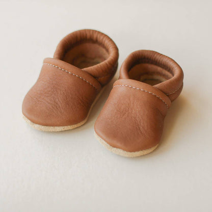 Gender Neutral Baby Moccs | Walnut