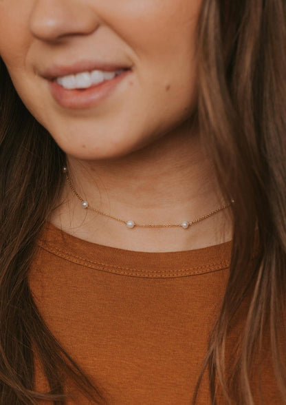 Hello Adorn - Pearl Choker