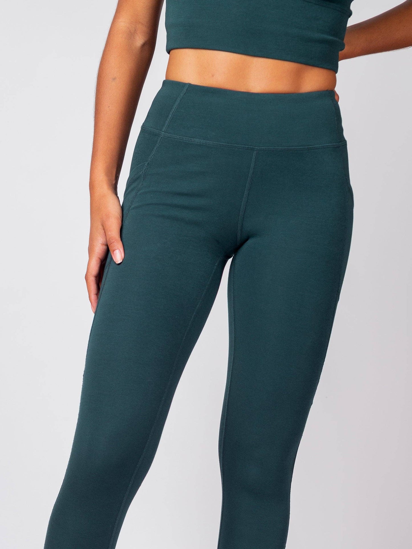 PlantTec™ Crop/Petite Leggings | Monstera