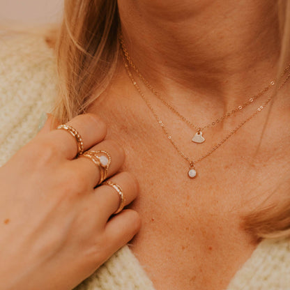Tiny Heart Necklace | 14kt Gold Fill