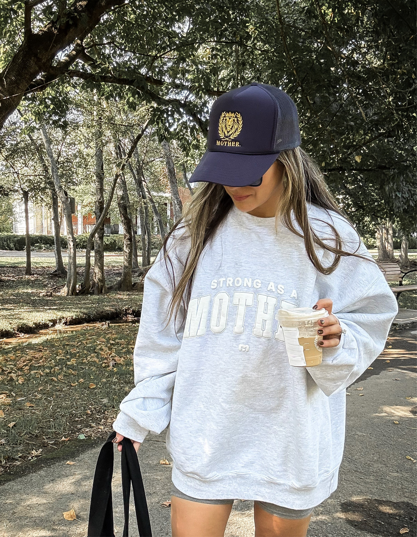 Strong as a mother® Varsity Sweatshirt