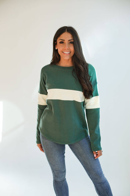 Dual Zip BFF Breastfeeding Long Sleeve | Lightweight Sweatshirt