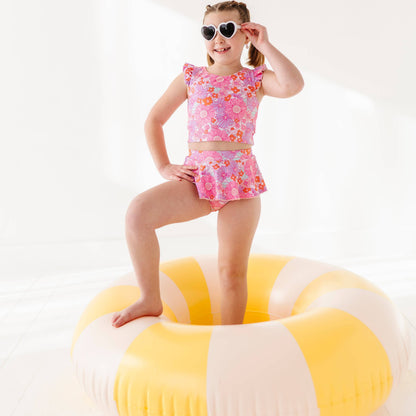 Two-Piece Skirted Swimsuit | Floral