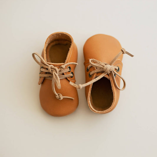 Baby Leather Boots in Ginger