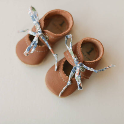 Tie Baby Mary Jane Shoes | Walnut