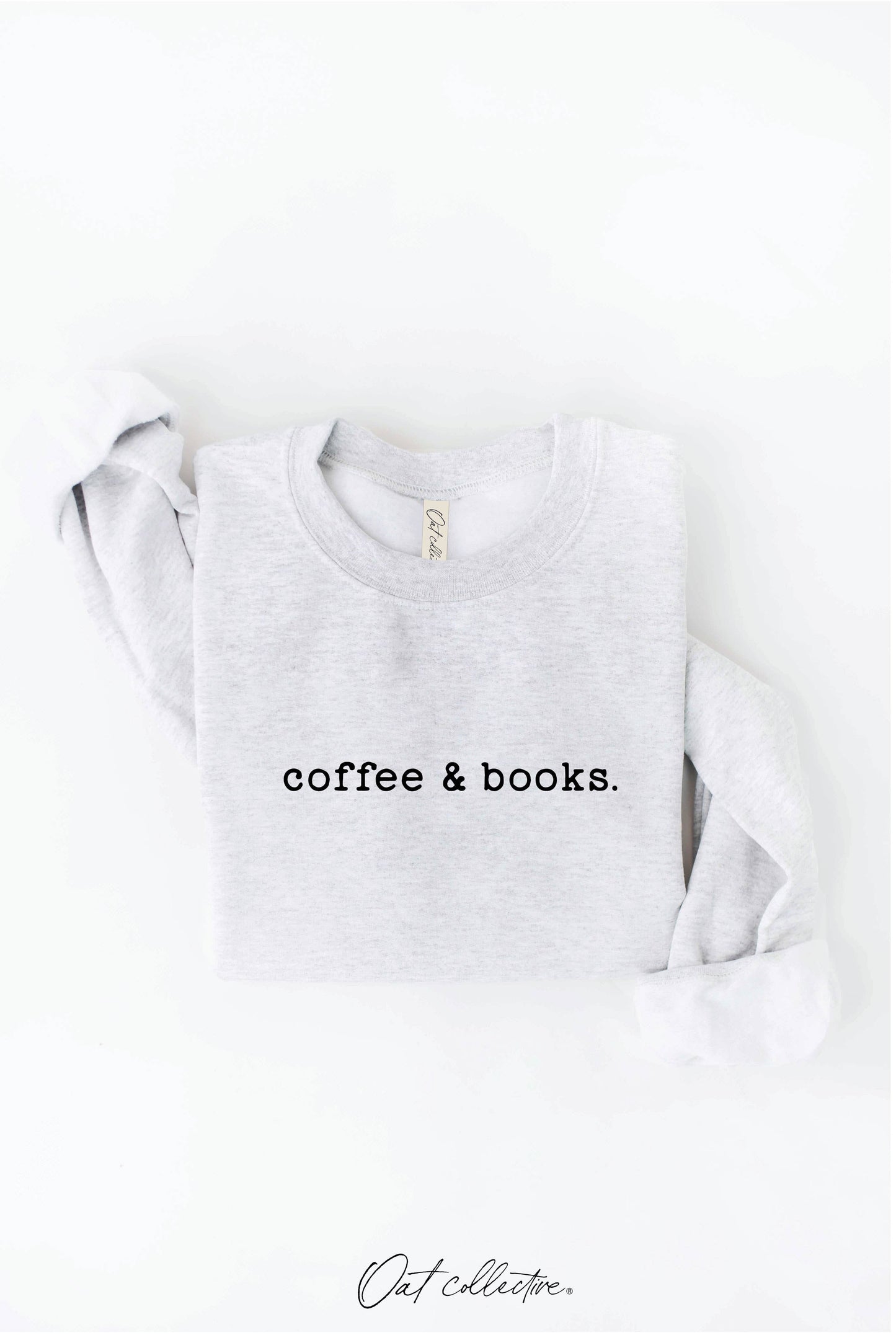 Coffee & Books Crewneck Sweatshirt