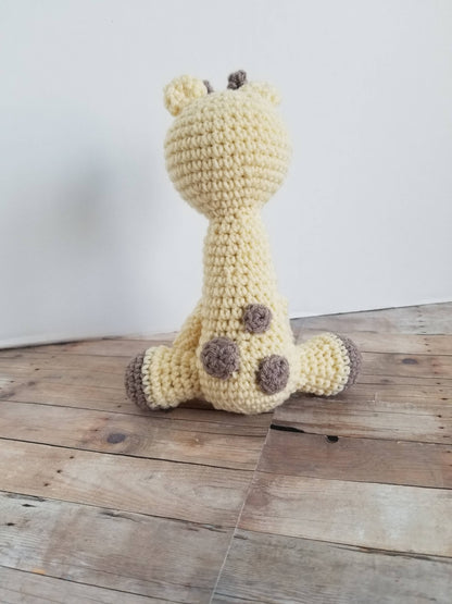 Baby Giraffe Crochet Mini Plush Stuffed Animal Toy