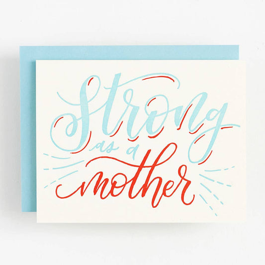 Mother's Day Card | Strong As a Mother