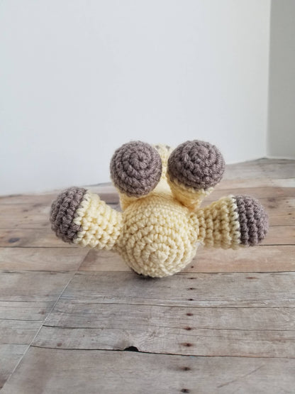 Baby Giraffe Crochet Mini Plush Stuffed Animal Toy