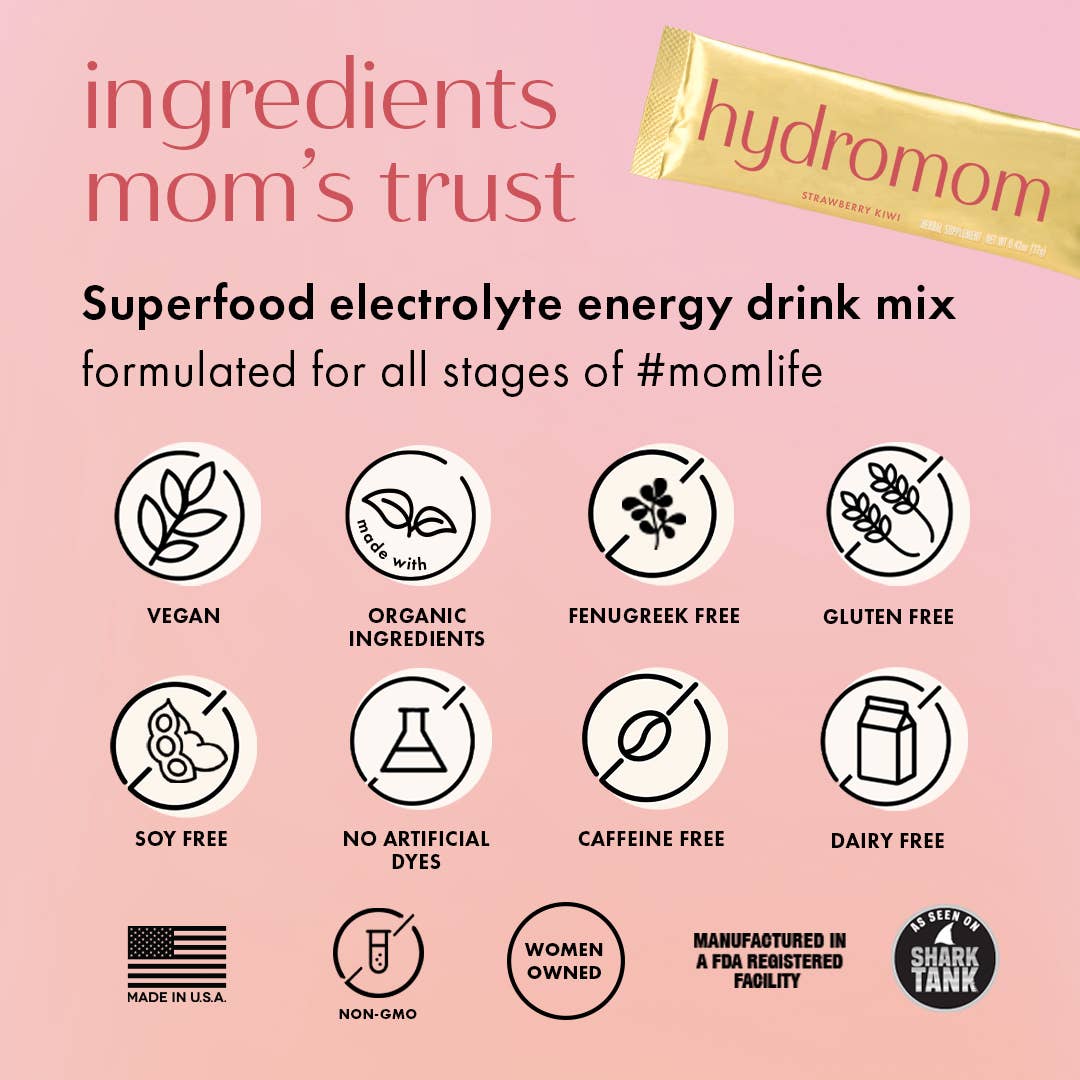 Hydromom |Superfood Electrolyte Drink Mix