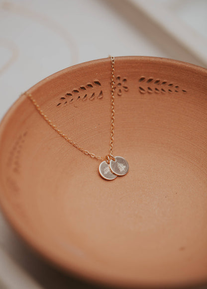 Tiny Vibes Necklace - Heart or Rainbow