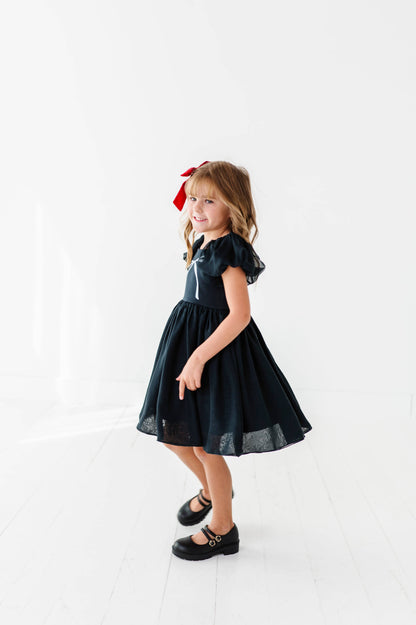 Bow Party Dress | Black