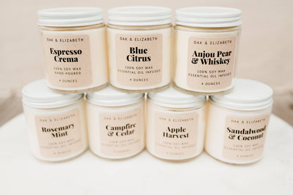 Lilac & Lily Scented Soy Wax Candle 4 oz